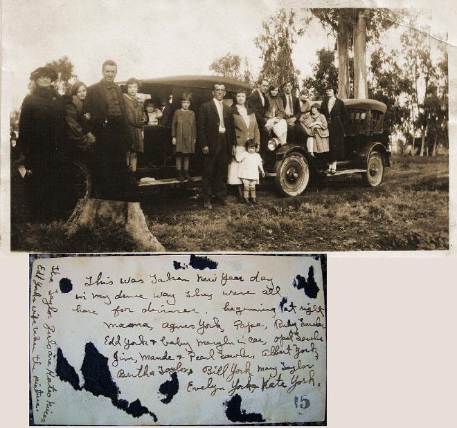 Details on back of photo